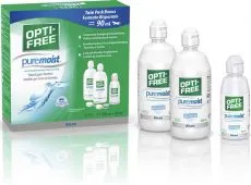 Opti-Free PureMoist Vorratspack 2x 300ml plus 90ml Travel Pack