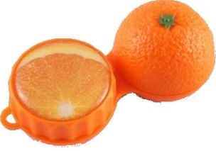 Kontaktlinsenbehälter SC400 3D Orange